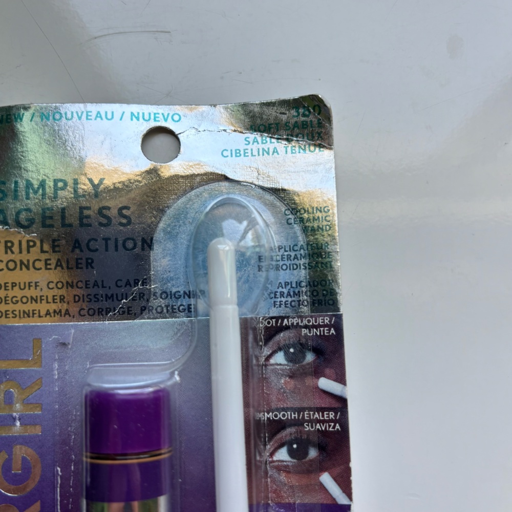 COVERGIRL Simply Ageless Triple Action Concealer- 380 set of 2 - Picture 3 of 6